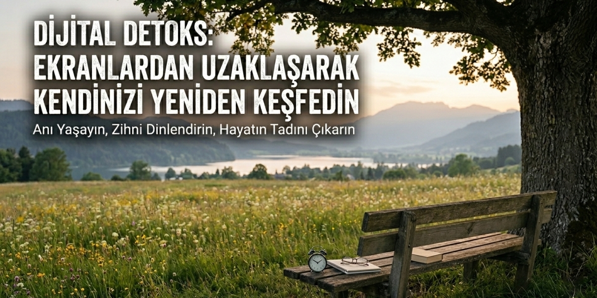 Dijital Detoks: Ekranlardan Uzaklaşarak Kendinizi Yeniden Keşfedin