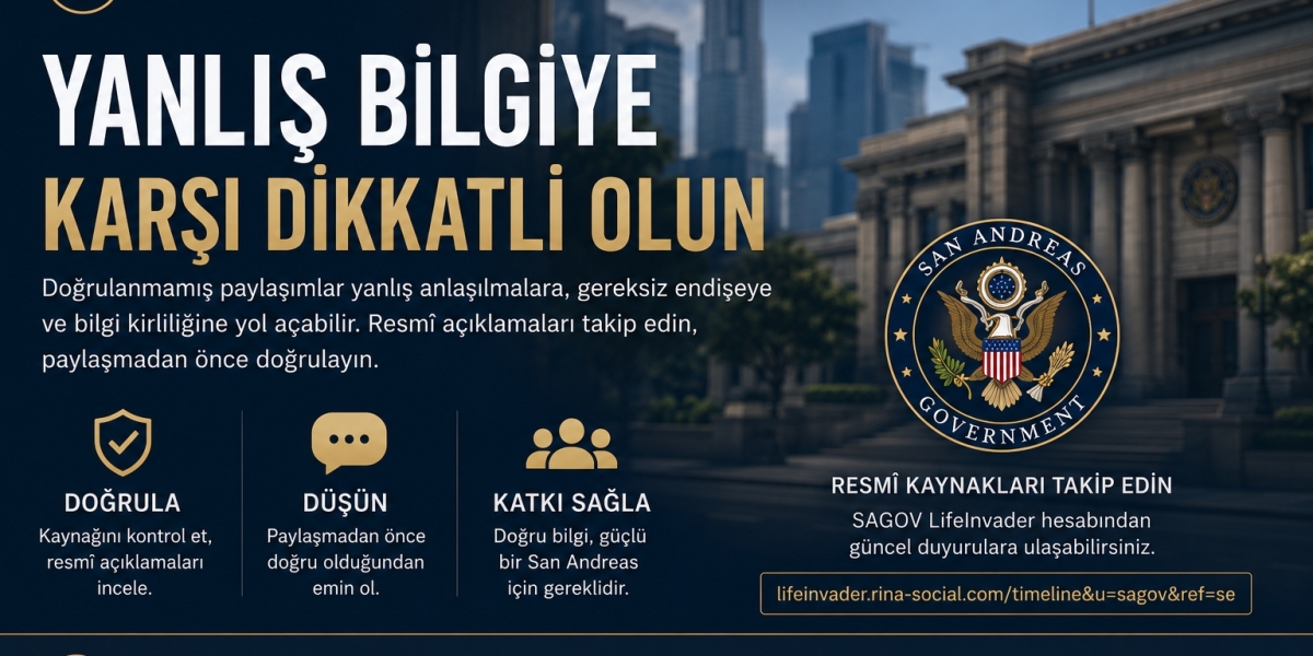 📰 Yanlış Bilgiye Karşı Dikkatli Olun